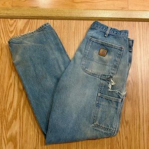 Carhartt Light Wash Double Knee Pants